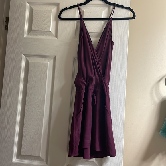 CHASER Silk Purple Mini Dress - Picture 5 of 6